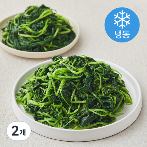 나물투데이 국내산 데친 유채 (냉동), 2개, 1kg