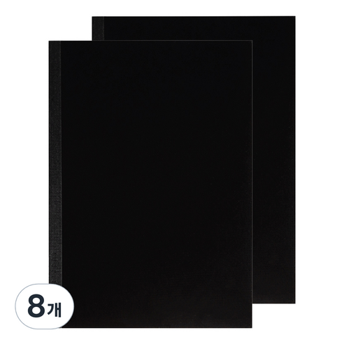 OXFORD 블랙커버 노트 양장식 B5 80매, 8개