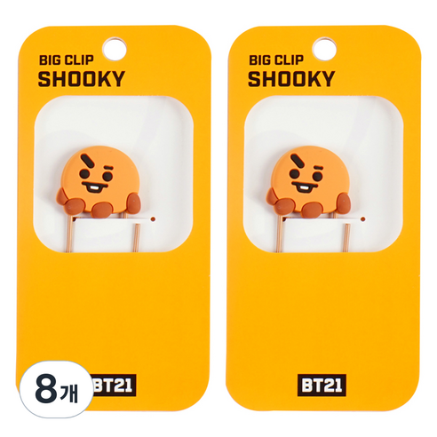 BT21 빅클립 2탄 슈키, 8개, 1개입