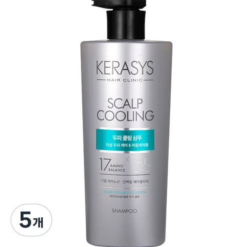 케라시스 두피 쿨링 샴푸 플러스, 600ml, 2개