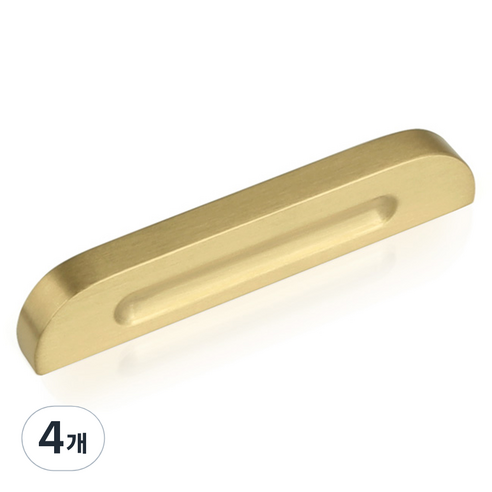 모네스페스 가구손잡이 메트로 황동 64mm, 4개