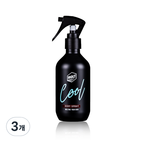 몰트 바디 쿨 스프레이, 3개, 230ml