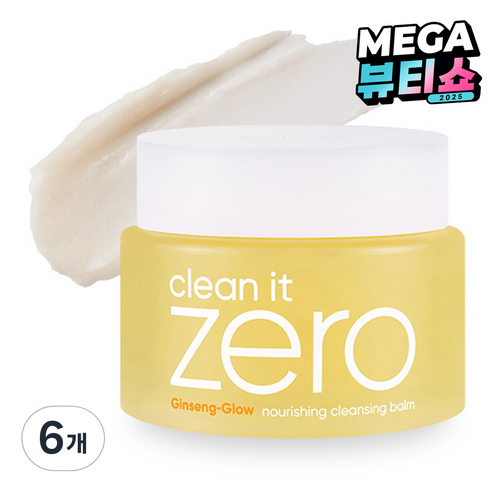 바닐라코 클린 잇 제로 너리싱 클렌징밤, 100ml, 6개