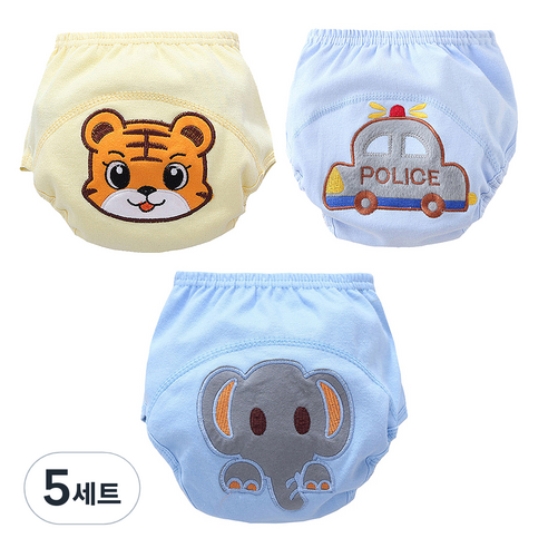 조이멀티 배변훈련팬티 2입 남아, 랜덤발송, 5세트