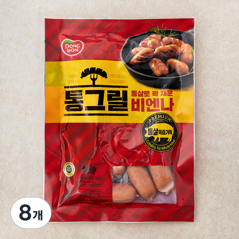 동원 통그릴 비엔나, 180g, 8개