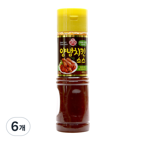 오뚜기 양념치킨 소스, 6개, 490g