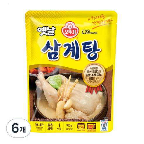 삼계탕  오뚜기 옛날 삼계탕, 900g, 6개