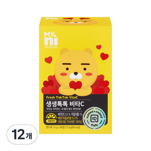 마이니 생생톡톡 비타C, 108정, 12개