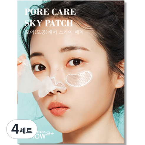 스노우투플러스 포어 모공케어 스카이 패치, 16개입, 4세트