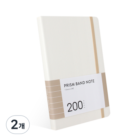인디고 프리즘 200 밴드노트 라인, 크림, 2개
