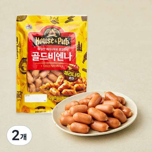 대림선 사조 하우스 & 펍 골드비엔나, 500g, 2개