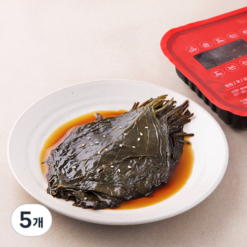 간장깻잎 절임, 300g, 5개