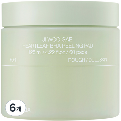 셀리맥스 어성초 BHA 지우개 필링 패드 60p, 60개입, 6개