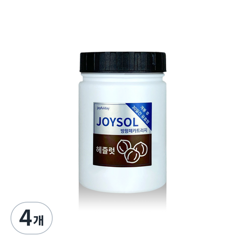 기분좋은날 방향제 카트리지 리필 헤즐넛 소, 180g, 4개