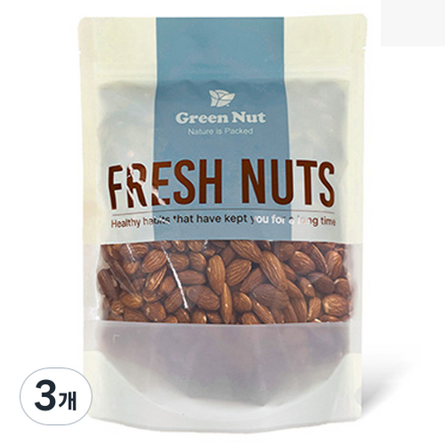 그린너트 프레시너츠 구운 아몬드, 700g, 3개