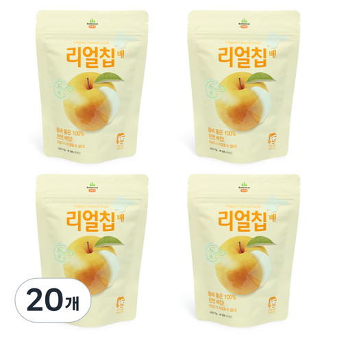 산마을 리얼칩 배, 15g, 20개