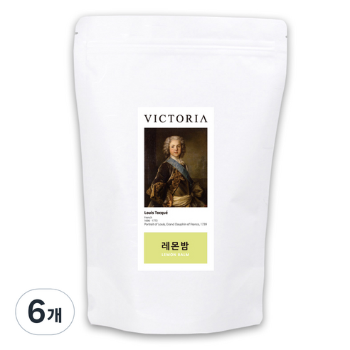 빅토리아 레몬밤 티백, 1g, 30개입, 6개