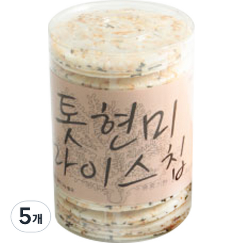 새벽바다 톳현미라이스칩, 120g, 5개