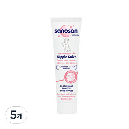 사노산 마마 맘투비 니플살베 크림, 30ml, 5개