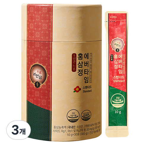 려원담 6년근 홍삼정 에버타임 스탠다드 30p