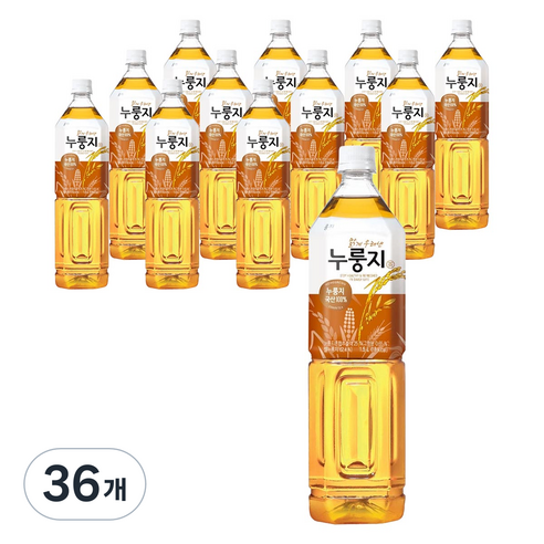 웅진 맑게 우려낸 누룽지 차, 1.5L, 36개