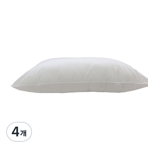 더자샵 편안하고 푹신한 구름 일반 베개솜, 4개