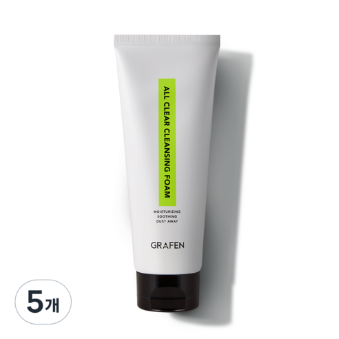그라펜 올클리어 클렌징 폼, 150ml, 5개
