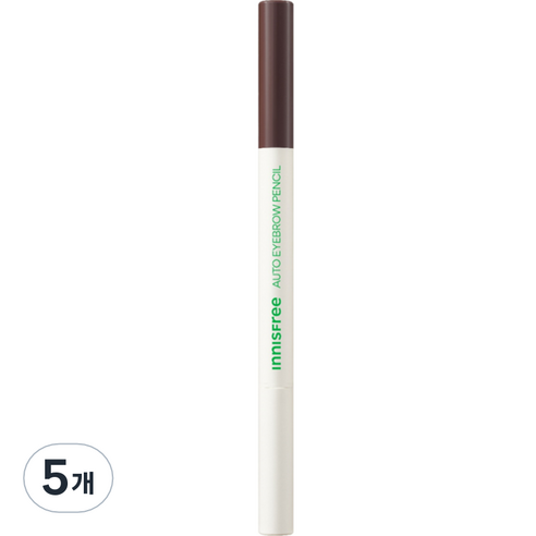 이니스프리 납작 아이브로우 펜슬 0.3g, 5 에스프레소 브라운, 5개