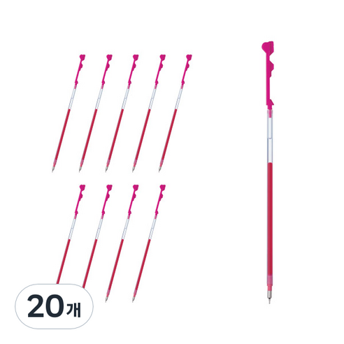 파이롯트 콜레토 리필심 0.3mm LHKRF-10C3, 핑크, 20개