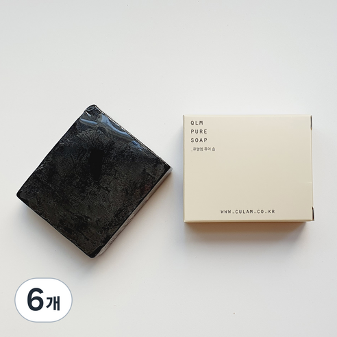 큘라M 큐엘엠 퓨어 솝, 100g, 6개