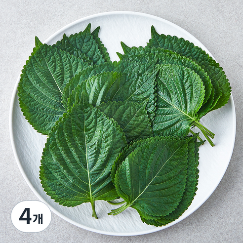 국내산 친환경 깻잎, 30g, 4개