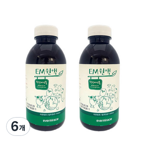 에버미라클 EM원액, 500ml, 6개