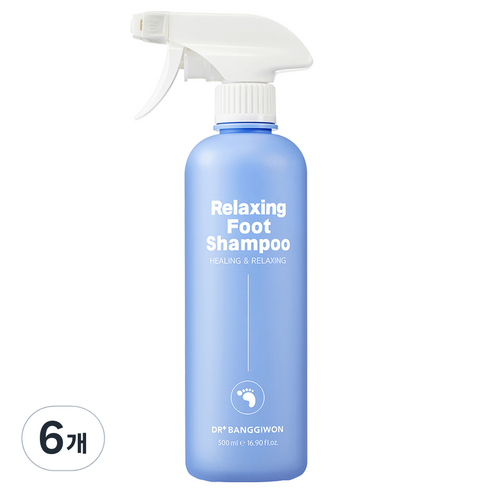 닥터방기원 릴렉싱 풋 샴푸 500ml, 1개입, 6개