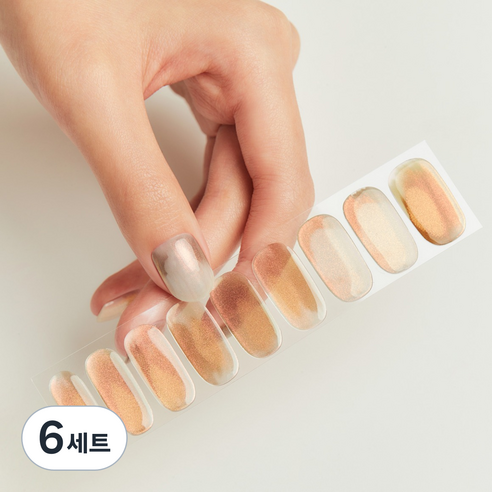 데싱디바 글레이즈 젤네일 세트, 루미너스, 6세트