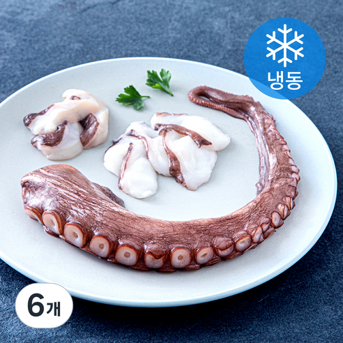 국내산 손질문어 (냉동), 6개, 150g