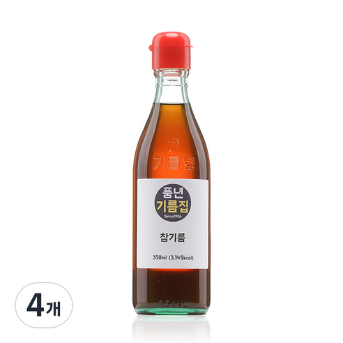 풍년기름집 참기름, 350ml, 4개