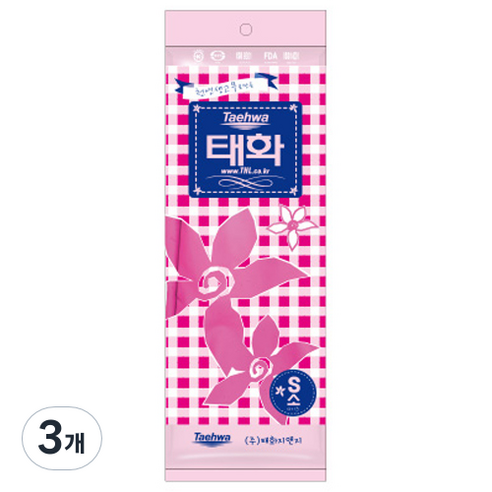 태화 고무장갑 양손착용, 소(S), 3개