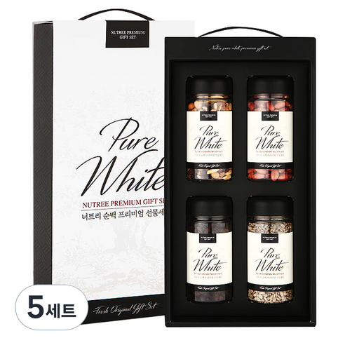 너트리 견과류 선물세트 순백1호, 5세트, 800g