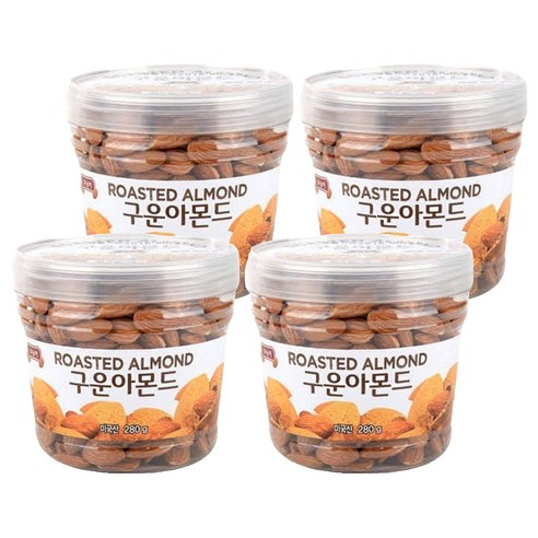 토농이 구운 아몬드, 280g, 4개