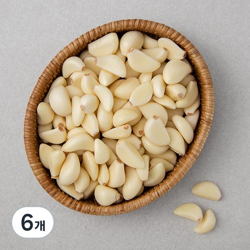 국내산 창녕 깐마늘, 300g, 6개