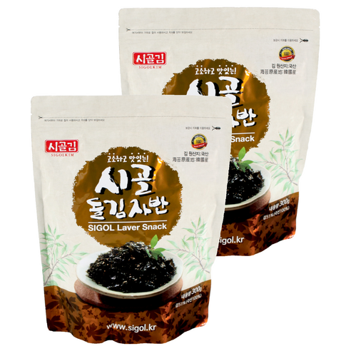 시골 돌김자반, 300g, 2개