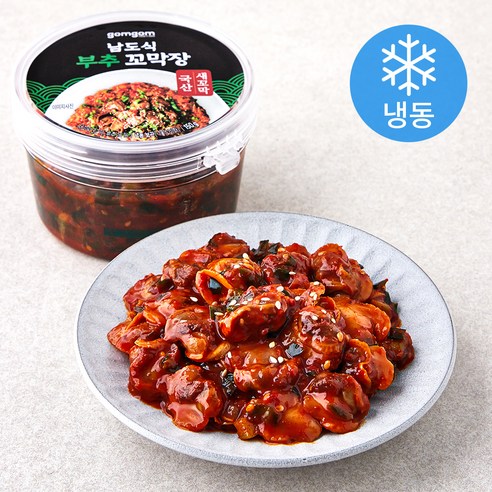 곰곰 남도식 부추 꼬막장 (냉동), 150g, 4개