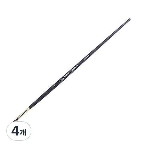 바바라 아크릴붓 9400KFG, 1호, 4개