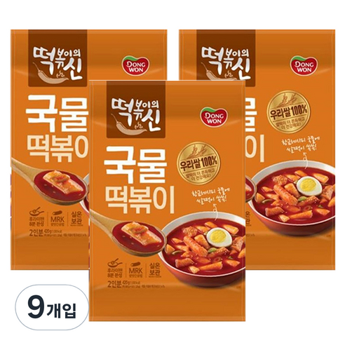 동원 떡볶이의 신 국물떡볶이, 420g, 9개