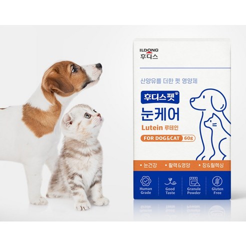 반려동물의 눈 건강을 위한 필수 보조제: 일동후디스 후디스펫 눈케어