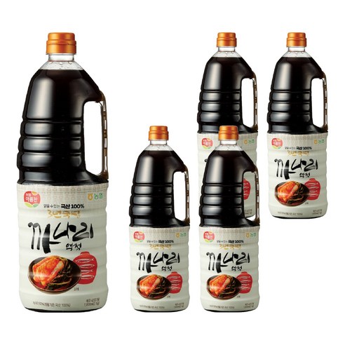 아름찬 국산 까나리액젓, 2.1kg, 5개