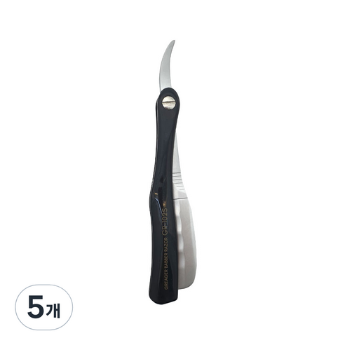 그레이거 전문가용 외날 전용 클래식 접이식 이용도 GR-102S, 혼합 색상, 5개