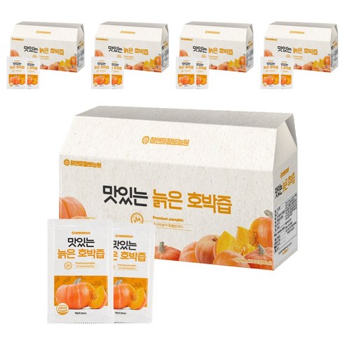 참앤들황토농원 맛있는 늙은 호박즙, 90ml, 150개
