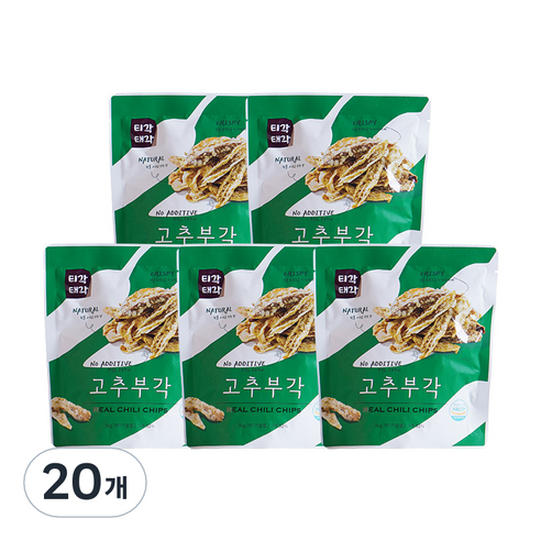 티각태각 고추부각, 30g, 20개