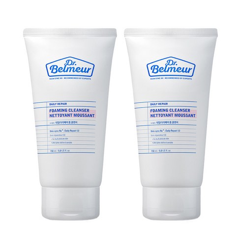 닥터벨머 데일리리페어 폼 클렌저, 150ml, 2개